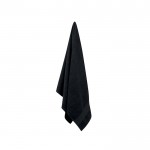 Handtücher aus Bio-Baumwolle mit Logo Farbe schwarz dritte Ansicht