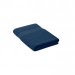 Handtücher aus Bio-Baumwolle mit Logo Farbe blau