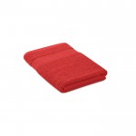 Handtücher aus Bio-Baumwolle mit Logo Farbe rot