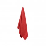 Handtücher aus Bio-Baumwolle mit Logo Farbe rot dritte Ansicht