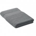 Handtücher aus Bio-Baumwolle mit Logo Farbe grau