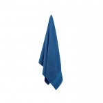 Handtücher aus Bio-Baumwolle mit Logo Farbe köngisblau dritte Ansicht