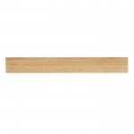 Dickes Bambuslineal mit verschiedenen Maßeinheiten, 30 cm farbe braun dritte Ansicht