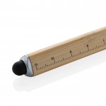 Dreieckiger Bambus-Stift mit Touchpen und unendlicher Tinte farbe braun fünfte Ansicht