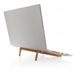 Bambusfüße für Laptop und Tablet Farbe holzton vierte Ansicht
