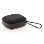 Kleine Lautsprecher mit Korkboden Farbe schwarz