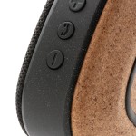 Kleine Lautsprecher mit Korkboden Farbe schwarz sechste Ansicht