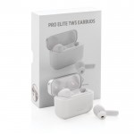 In-Ear-Kopfhörer in Premium-Qualität Farbe weiß Ansicht mit Box