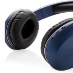 Bluetooth-Kopfhörer im modernen Design Farbe marineblau vierte Ansicht