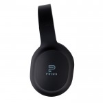 Premium-Kopfhörer als Werbegeschenk Farbe schwarz Ansicht mit Logo