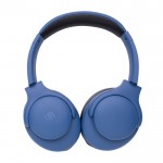 Premium-Kopfhörer mit Bügel Farbe blau zweite Ansicht