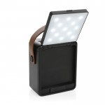 Kabelloser Lautsprecher mit Solarpanel mit LED-Licht farbe schwarz vierte Ansicht