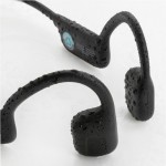 Kopfhörer mit integriertem Mikrofon, ideal zum Sport machen farbe schwarz dritte Ansicht
