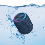 Wasserdichter kabelloser Lautsprecher mit 16-W-Subwoofern farbe schwarz sechste Ansicht