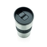 Kaffeebecher To Go mit Logo Farbe silber fünfte Ansicht