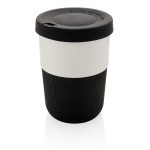 Nachhaltige Kaffeetasse To Go bedrucken Farbe schwarz