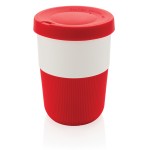Nachhaltige Kaffeetasse To Go bedrucken Farbe rot