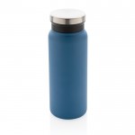 Flasche aus Stahl mit originellem Deckel Farbe Blau fünfte Ansicht