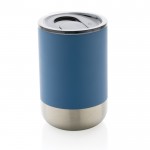 Thermosbecher aus recyceltem Stahl Farbe Blau fünfte Ansicht
