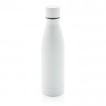 Elegante Metallflasche aus recyceltem Stahl Farbe Weiß fünfte Ansicht