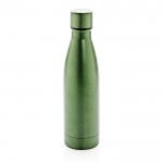 Elegante Metallflasche aus recyceltem Stahl Farbe Dunkelgrün fünfte Ansicht