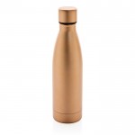 Elegante Metallflasche aus recyceltem Stahl Farbe Gold fünfte Ansicht