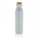 Auslaufsichere Thermoflasche aus recyceltem Stahl, 650 ml farbe weiß