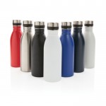 Flaschen aus recyceltem Edelstahl, auslaufsiche, ohne BPA Farbe blau Ansicht in verschiedenen Farben