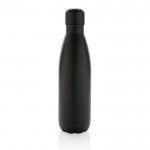 Recycelte Edelstahlflasche für Kaltgetränke, 500 ml farbe schwarz zweite Ansicht