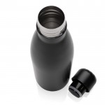 Recycelte Edelstahlflasche für Kaltgetränke, 500 ml farbe schwarz dritte Ansicht