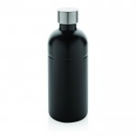 Auslaufsichere Flasche aus recyceltem Edelstahl, 800 ml farbe schwarz