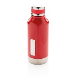 Trinkflasche mit Thermofunktion und Platte für das Logo Farbe rot