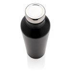 Stahlflaschen im modernen Design Farbe schwarz dritte Ansicht