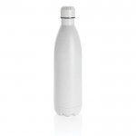 Große Thermosflasche aus Stahl Farbe weiß