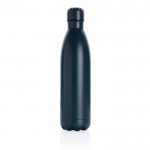 Große Flasche aus Stahl mit Thermofunktion Farbe dunkelblau zweite Ansicht