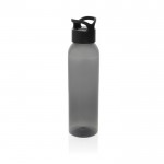 Flasche aus RPET mit Schraubverschluss, 650 ml farbe schwarz