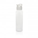 Flasche aus RPET mit Schraubverschluss, 650 ml farbe weiß