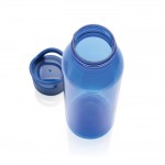 Flasche aus RPET mit Schraubverschluss, 650 ml farbe blau dritte Ansicht