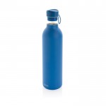 Edelstahlflasche mit großem Fassungsvermögen bedrucken Farbe blau sechste Ansicht