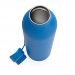 Edelstahlflasche mit großem Fassungsvermögen bedrucken Farbe blau siebte Ansicht