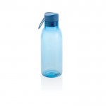 Flasche 100% aus RPET mit Griffen für den Transport Farbe blau