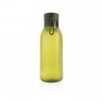 Flasche 100% aus RPET mit Griffen für den Transport Farbe grün dritte Ansicht