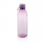 Große Trinkflasche aus reyceltem Plastik Farbe violett