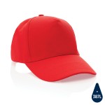 Nachhaltige Caps mit Aufdruck 280 g/m2 Farbe rot