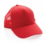 Nachhaltige Trucker-Mütze Farbe rot siebte Ansicht
