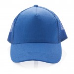 Nachhaltige Trucker-Mütze Farbe blau zweite Ansicht