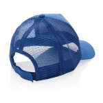 Nachhaltige Trucker-Mütze Farbe blau fünfte Ansicht