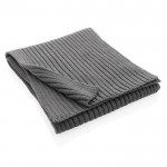 Schal aus nachhaltigem Material Farbe Grau vierte Ansicht