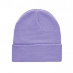 Nachhaltige Mütze in verschiedenen Farben bedrucken Farbe violett zweite Ansicht