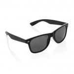 Sonnenbrille aus recyceltem Kunststoff Farbe schwarz fünfte Ansicht